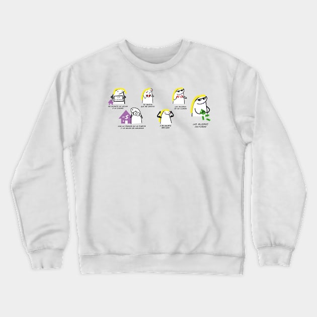 Shakira-flork Crewneck Sweatshirt by C-Digitalart